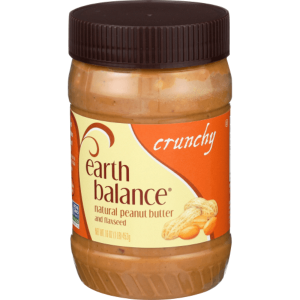 Earth Balance Crunchy Natural Peanut Butter with Flaxseed