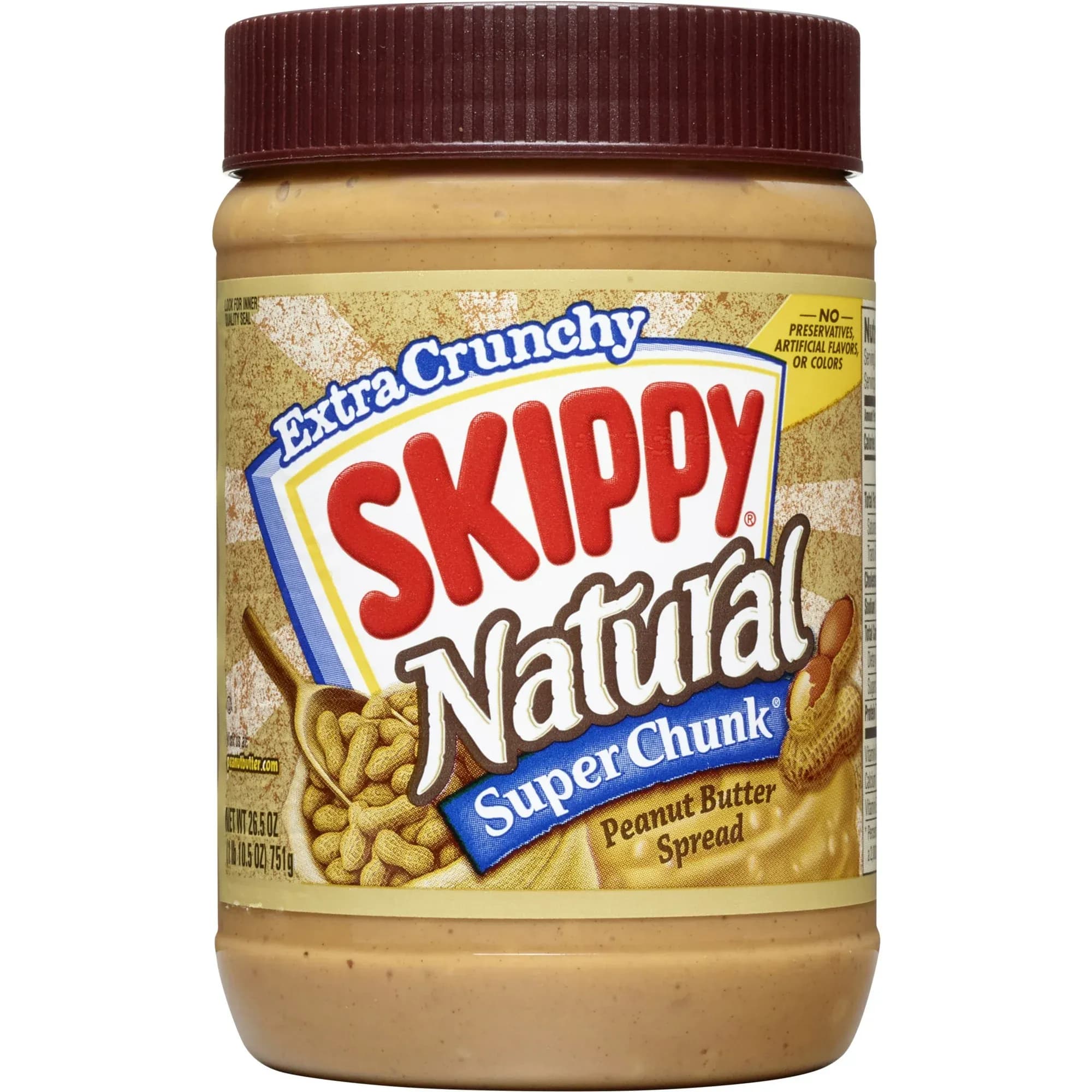 Skippy Natural Super Chunk Peanut Butter Spread