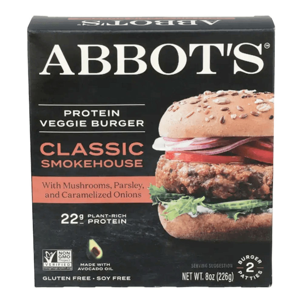 Abbot’s Protein Veggie Burger – Classic Smokehouse