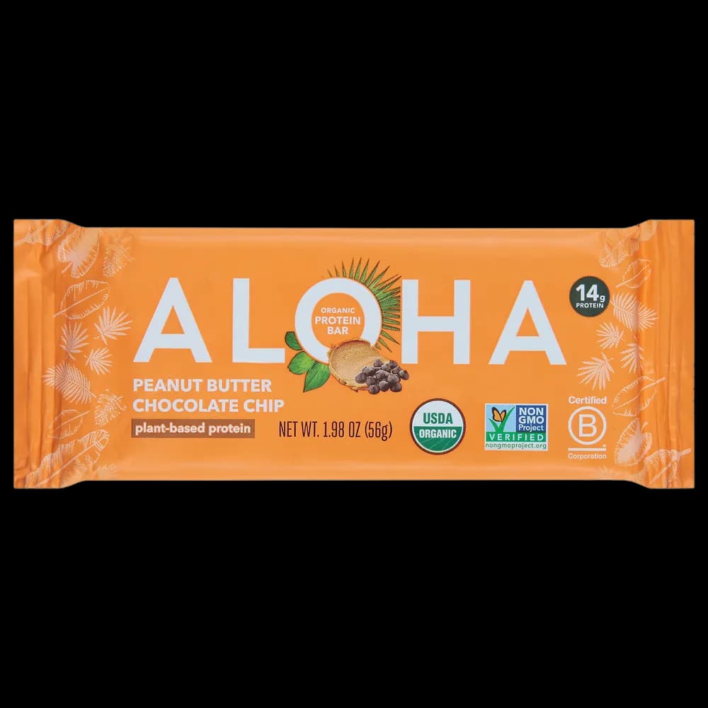 Aloha Protein Bar, Organic, Peanut Butter Chocolate Chip