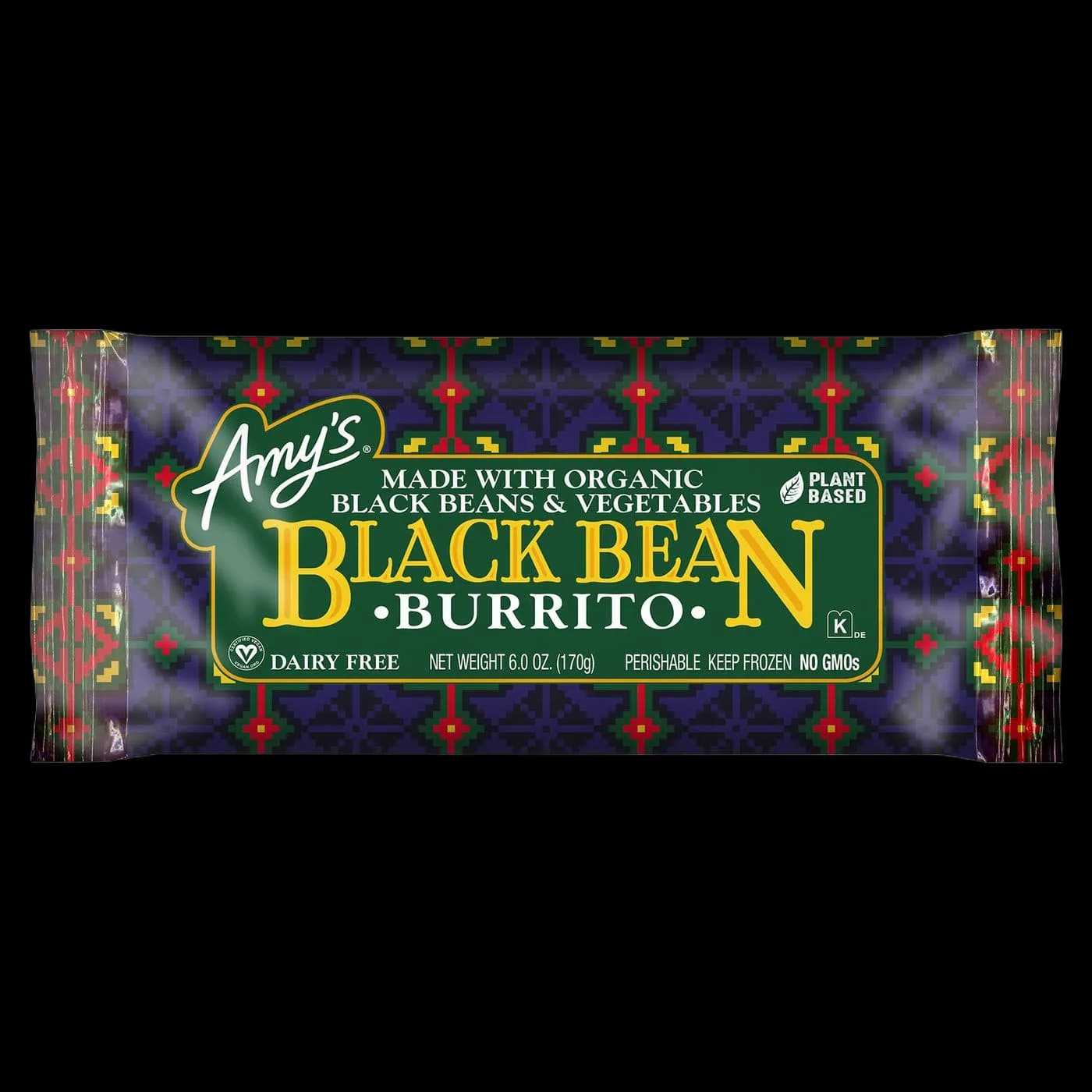 Amy's Burrito, Black Bean, Plant Based