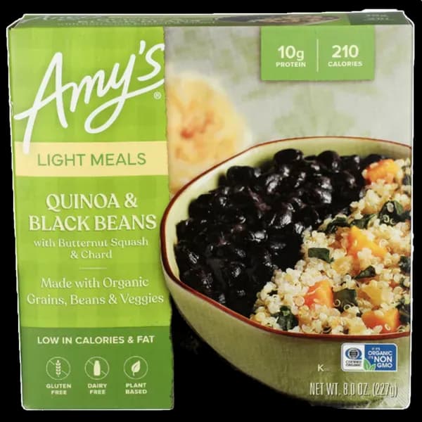 Amy's Quinoa & Black Bean Light Meal
