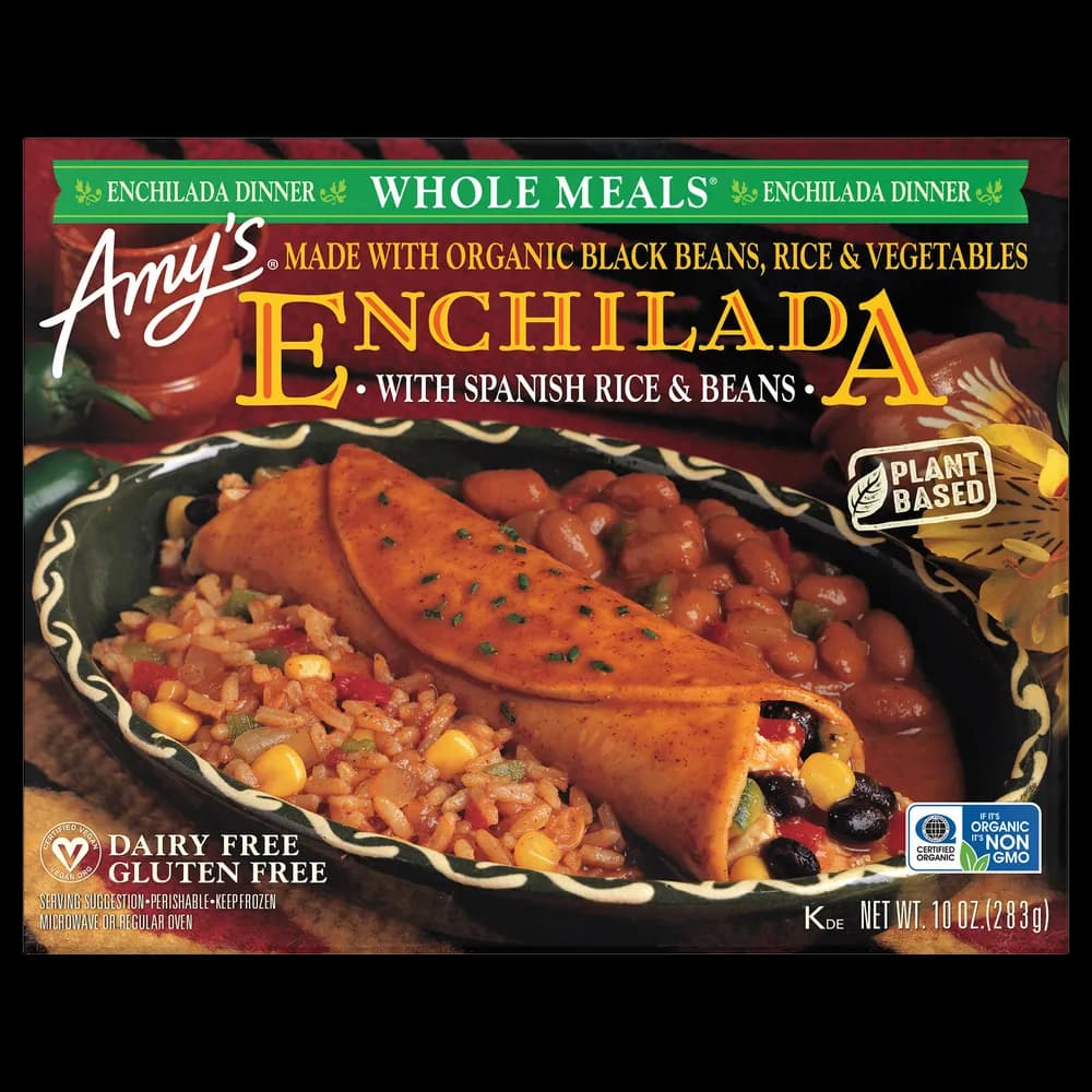 Amy's Enchilada with Spanish Rice & Beans