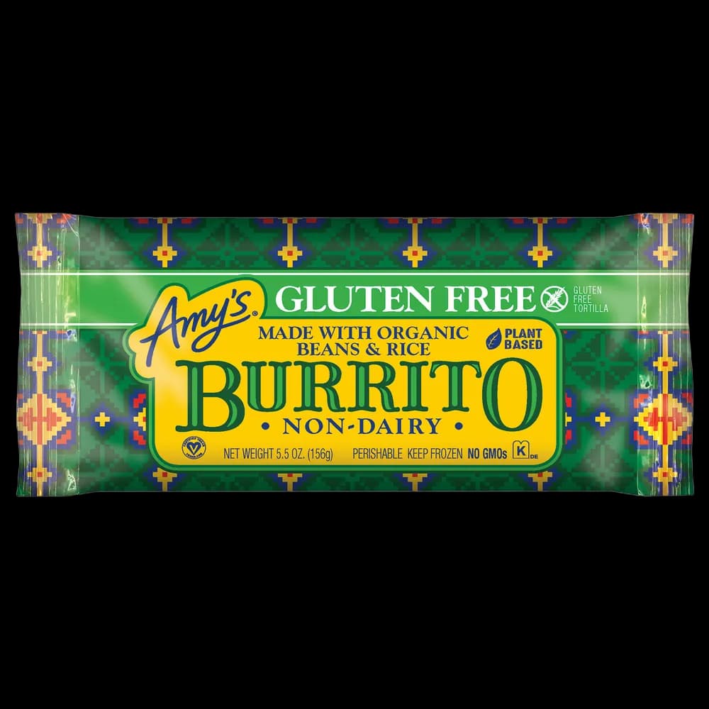 Amy's Frozen Bean & Rice Burrito