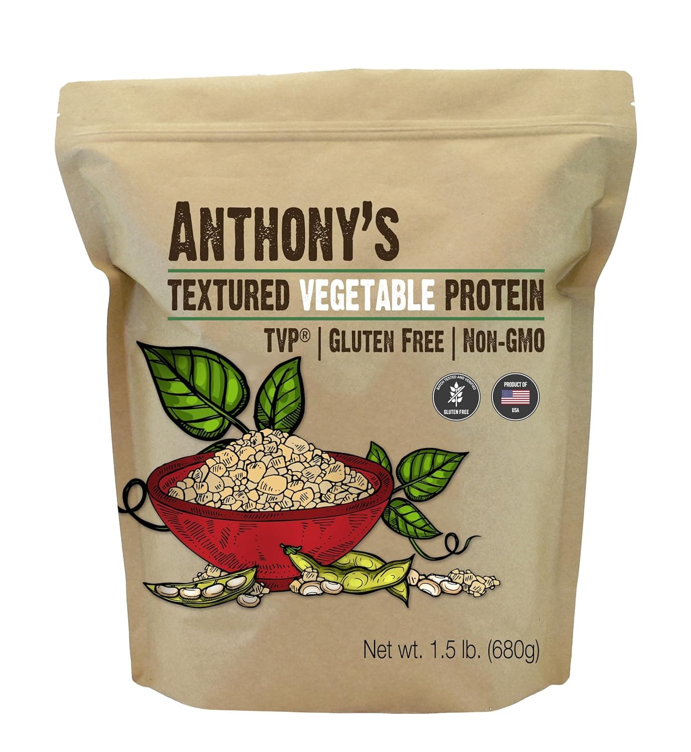 Anthony’s Textured Vegetable Protein