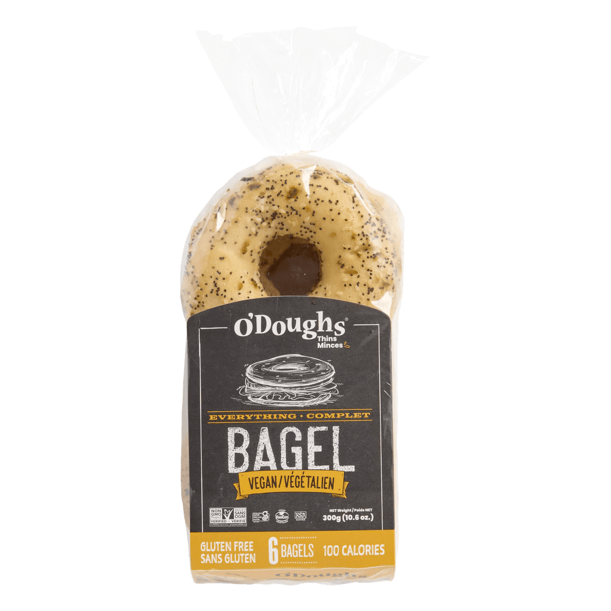 O’Doughs Thins Everything Bagel