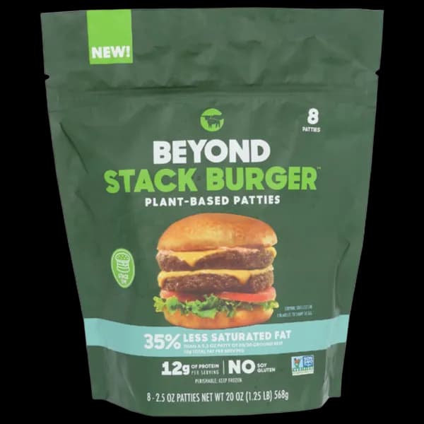 Beyond Meat Beyond Stack Burger Plant-Based Patties