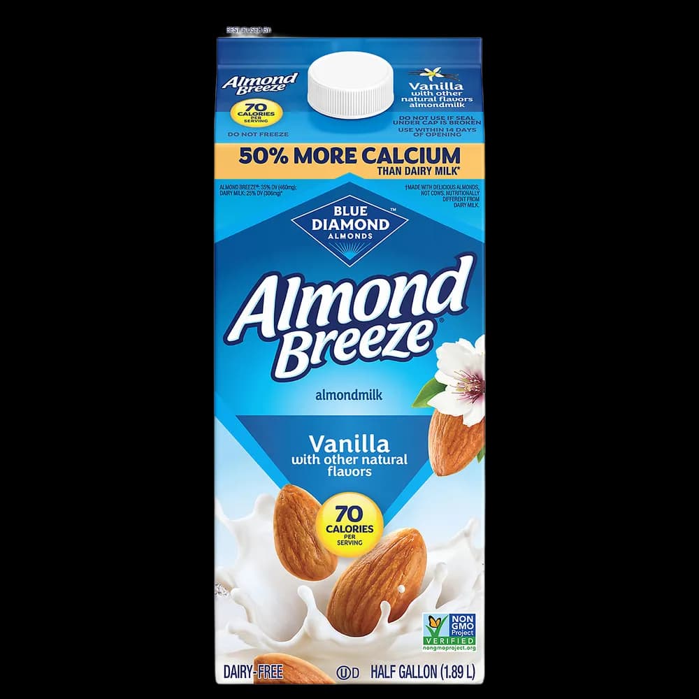 Blue Diamond Almond Breeze Dairy-Free Vanilla Almondmilk