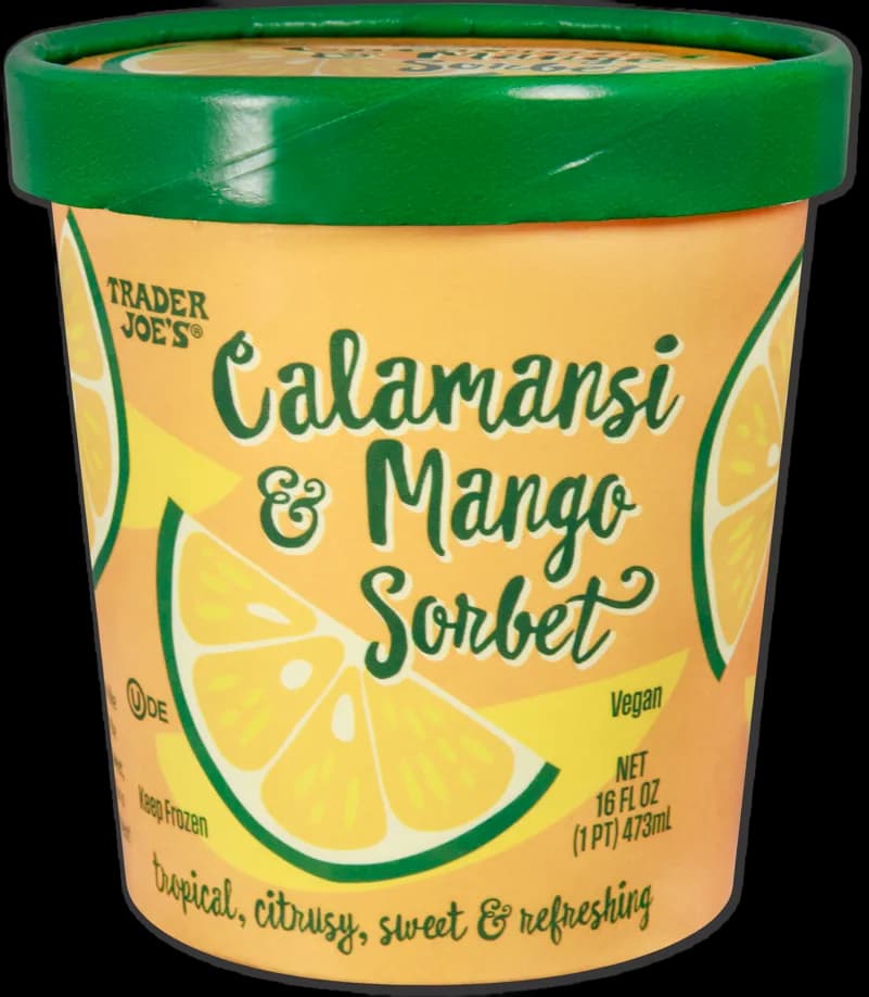 Trader Joe’s Calamansi & Mango Sorbet
