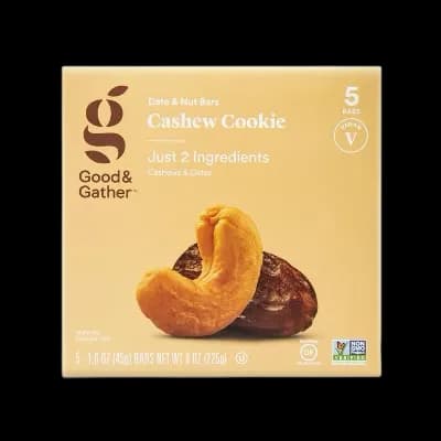 Cashew Cookie Nutrition Bars