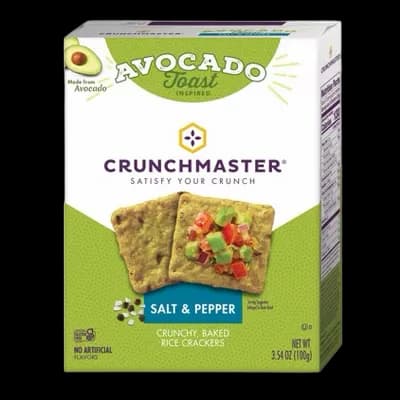 Crunchmaster Avocado Toast Salt & Pepper Crackers