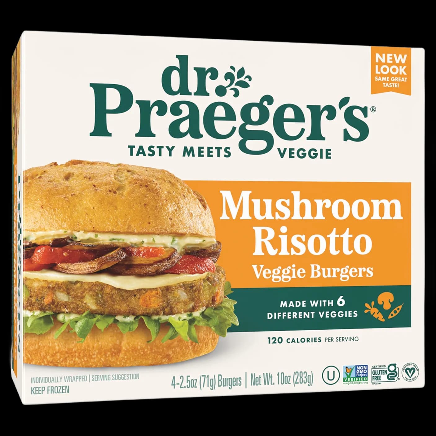 Dr. Praeger's Veggie Burgers, Mushroom Risotto