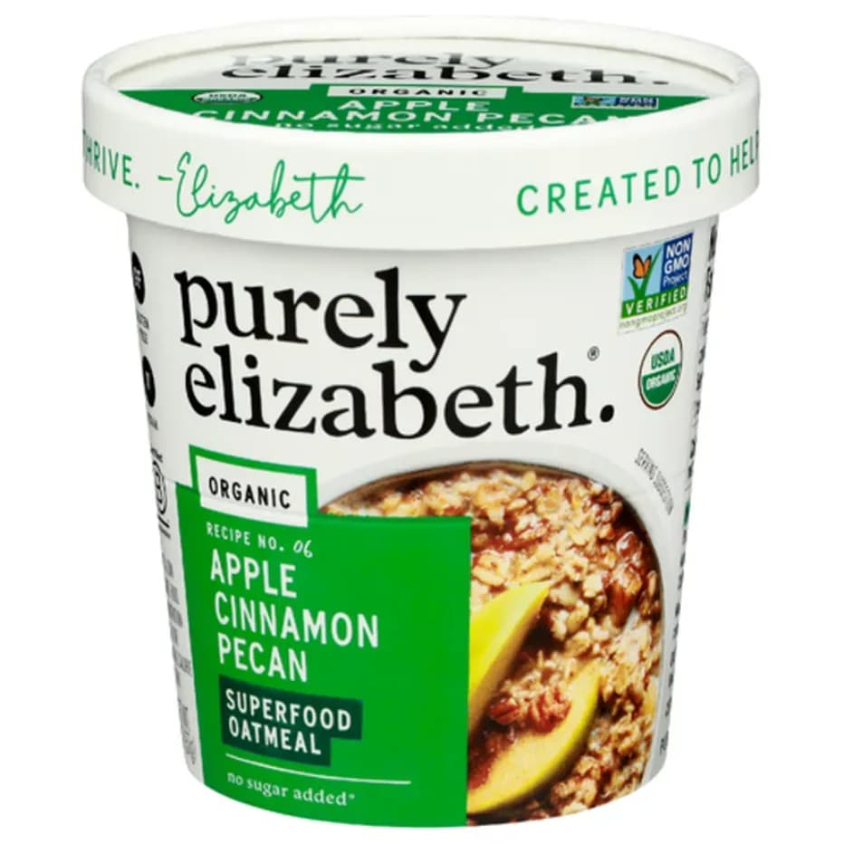 Purely Elizabeth Organic Apple Cinnamon Pecan Superfood Oatmeal