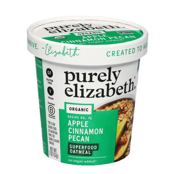 Purely Elizabeth Organic Apple Cinnamon Pecan Superfood Oatmeal