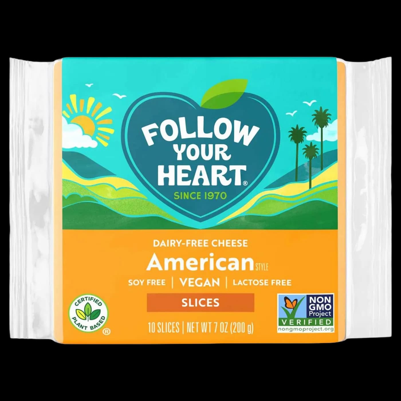 Follow Your Heart Dairy Free Vegan American Style Sliced Cheese