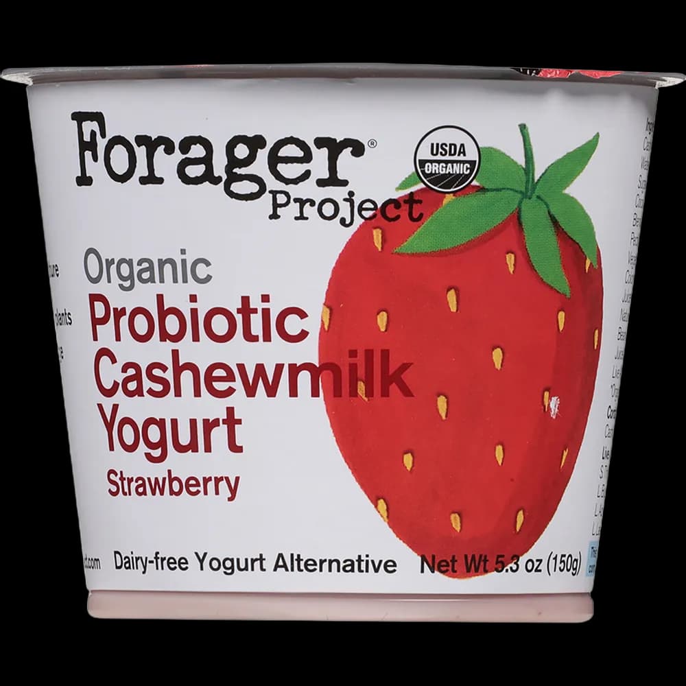 Forager Project Cashewmilk Yogurt, Organic, Strawberry, Probiotic