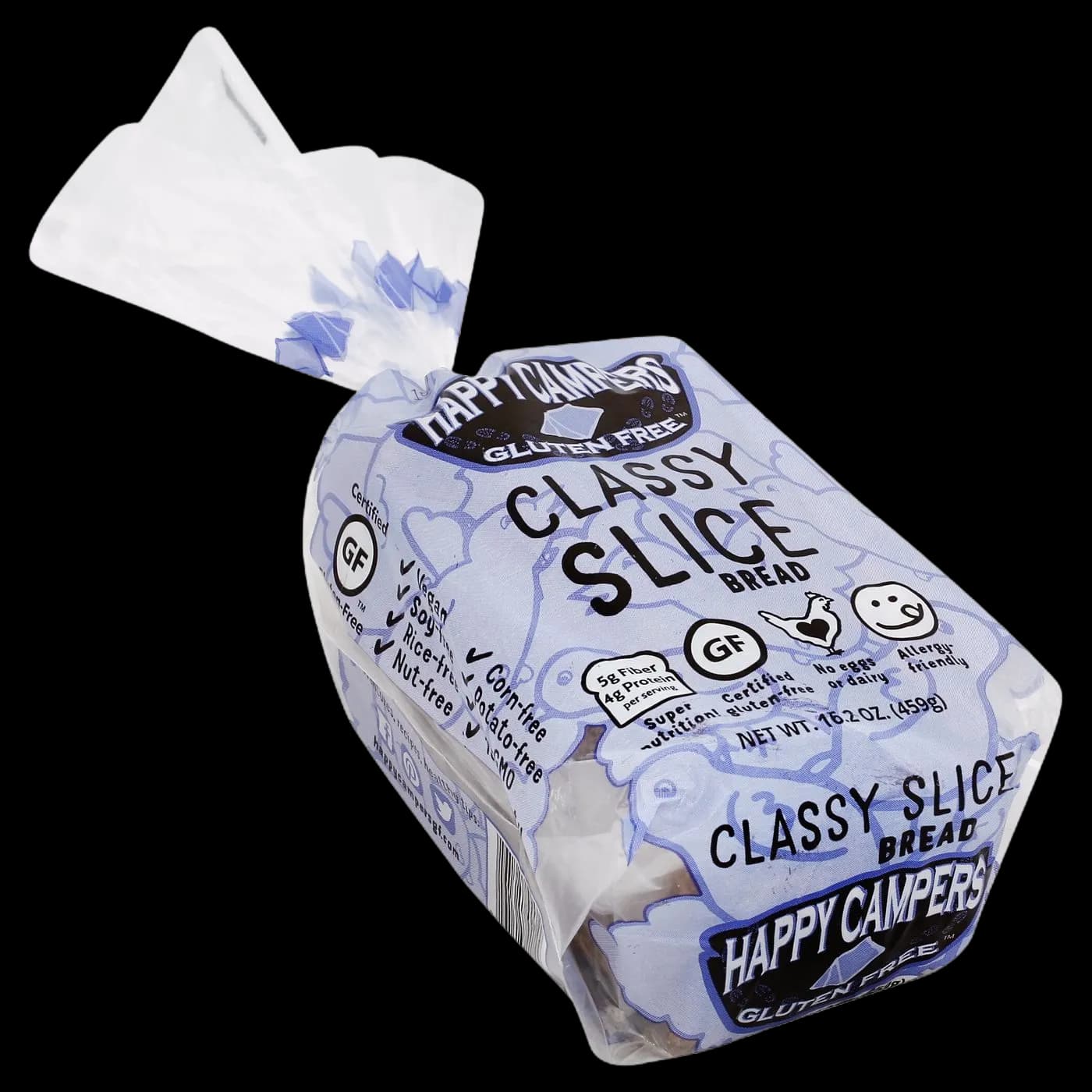 Happy Campers Gluten Free Bread, Classy Slice