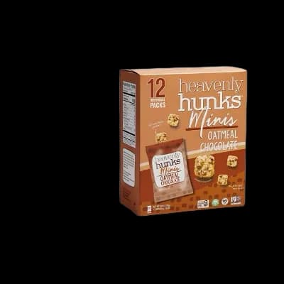 Heavenly Hunks Oatmeal Chocolate Chip Mini Cookie Bites Snack Pack