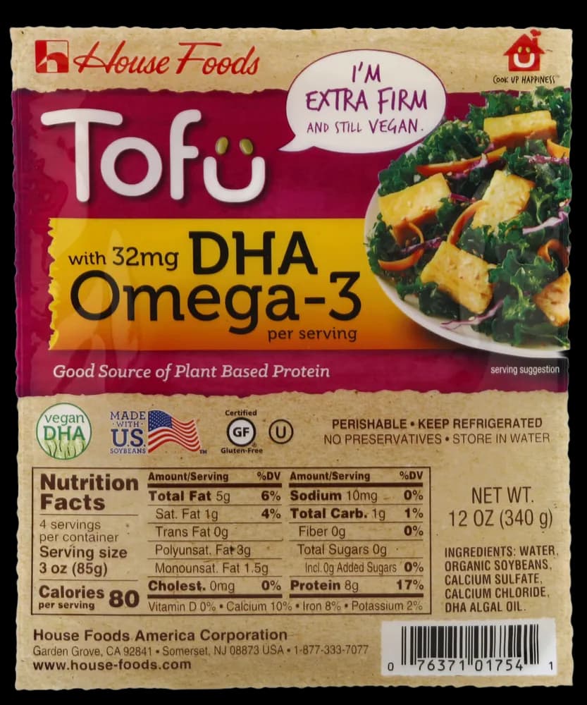 House Foods Tofu, with 32 mg DHA Omega-3
