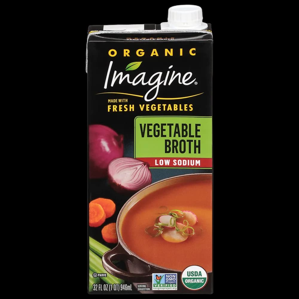 Imagine Vegetable Broth, Low Sodium, Organic