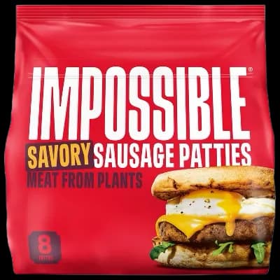 Impossible Plant Based Savory Sausage Patties