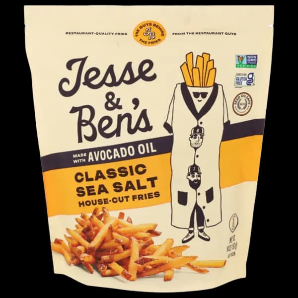 Jesse & Ben's Classic Sea Salt House-Cut Fries Made With Avocado Oil