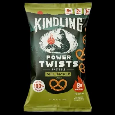 Kindling Power Twists Dill Pickle Pretzels