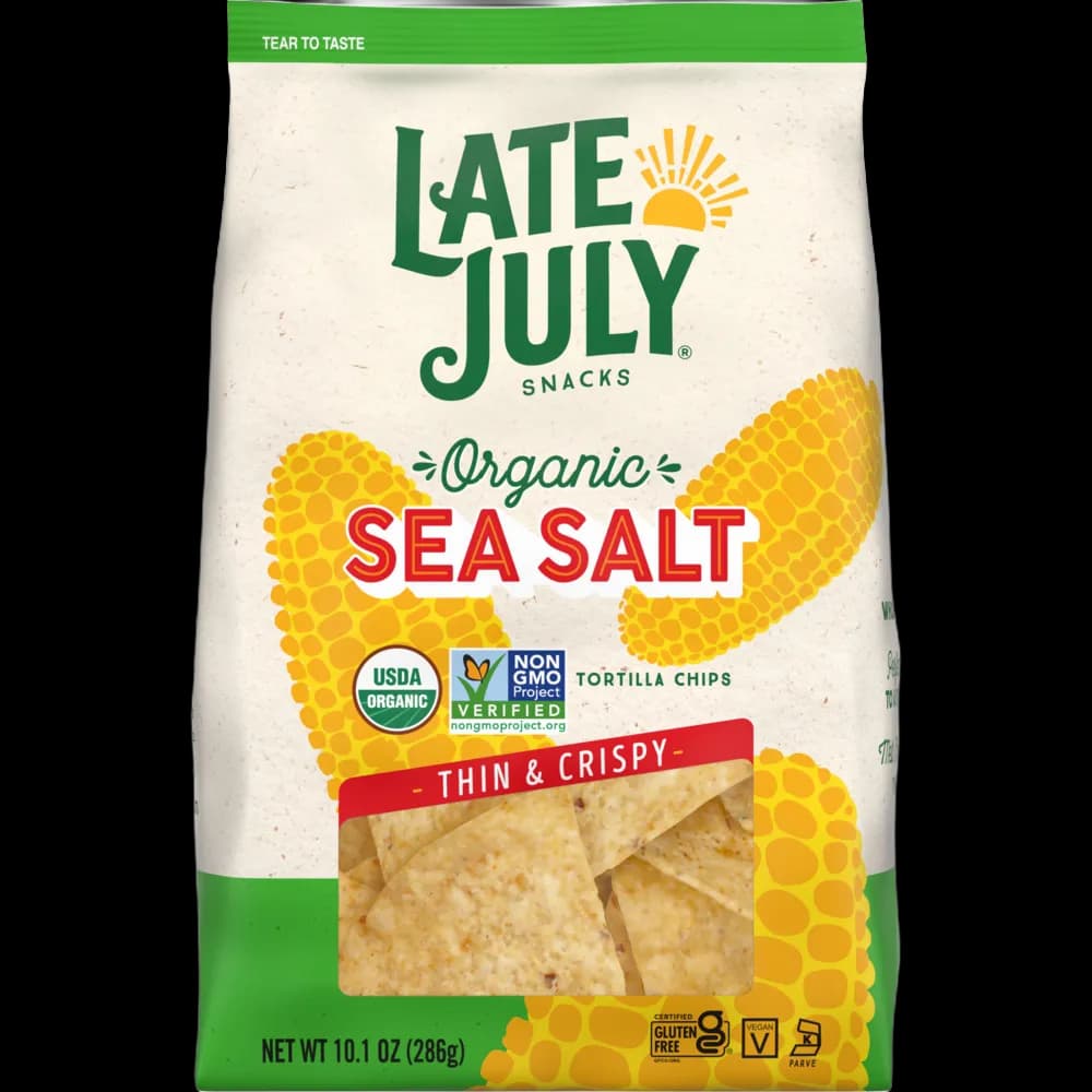LATE JULY® Snacks Multigrain Sea Salt Tortilla Chips
