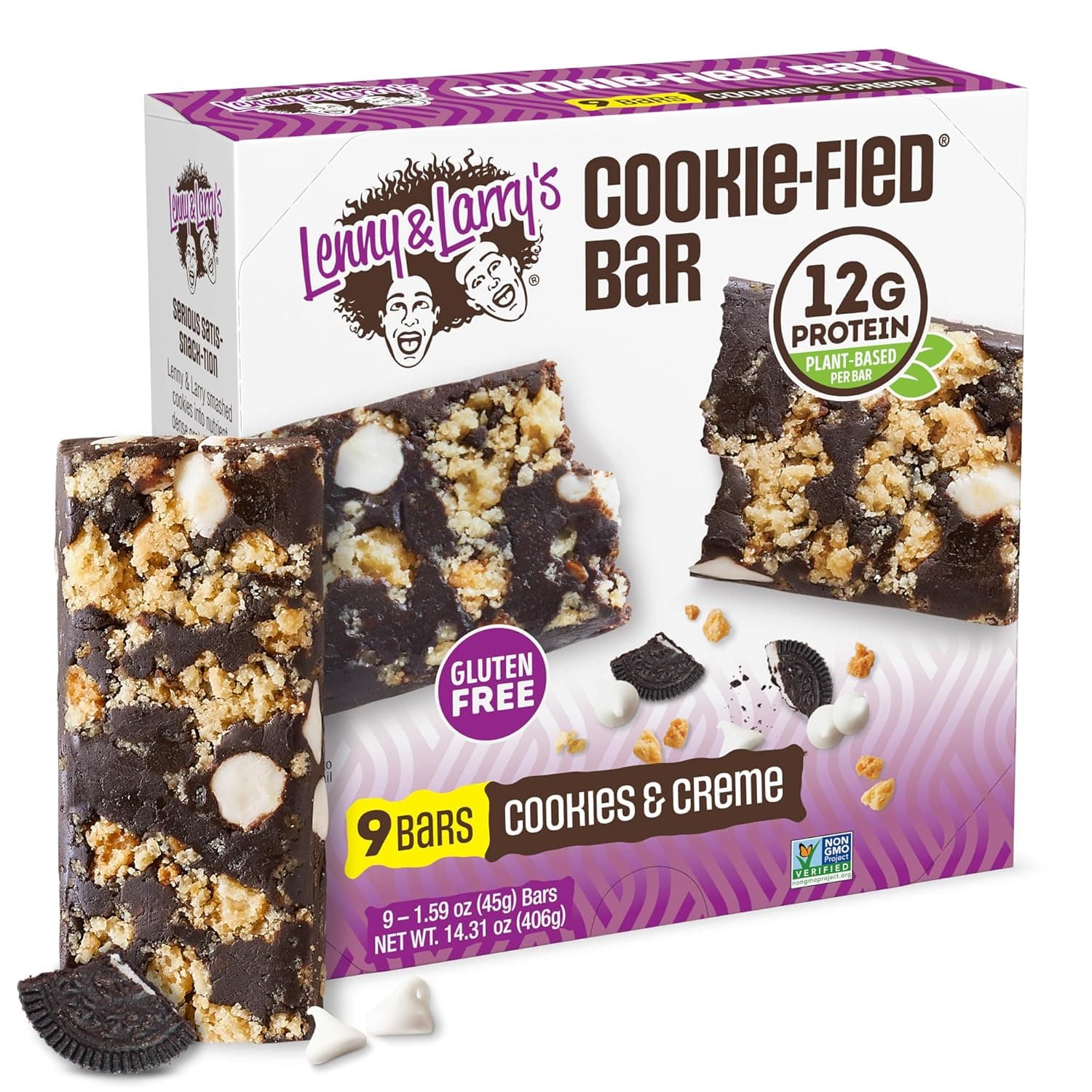 Lenny & Larry’s Cookie‑Fied Big Bar (Cookies & Creme)