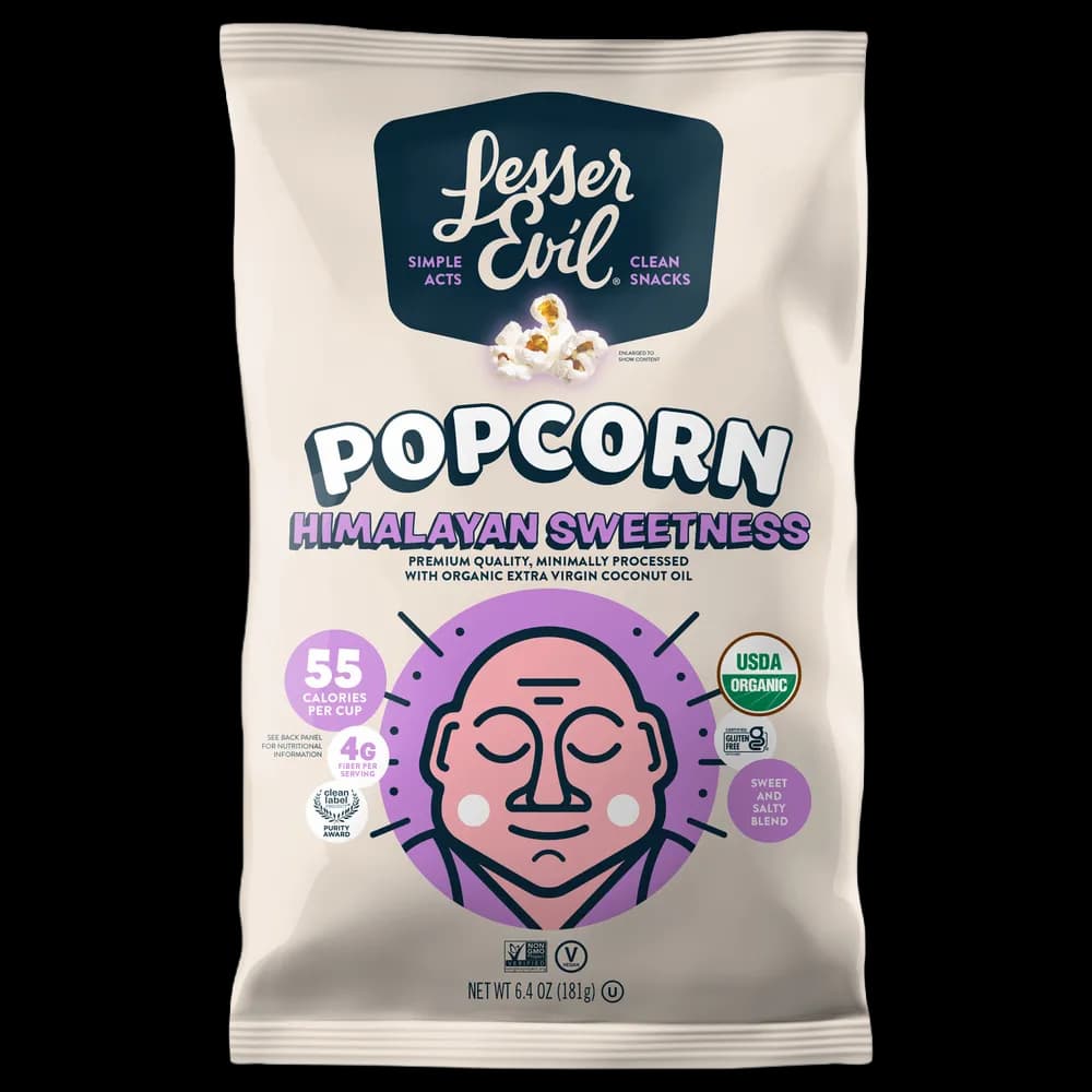 LesserEvil Himalayan Sweetness Popcorn
