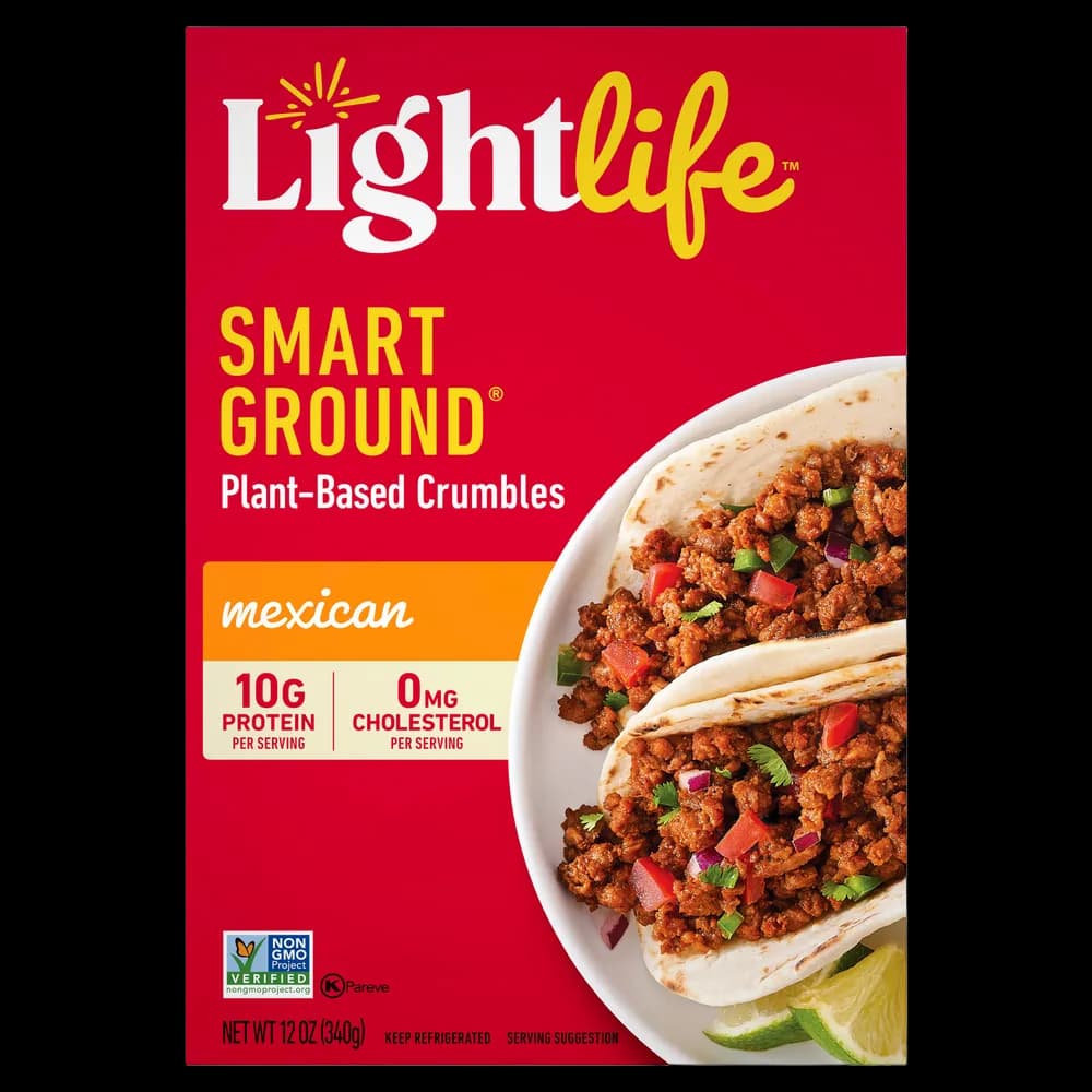 Lightlife Smart Ground Crumbles, Plant-Based, Mexican