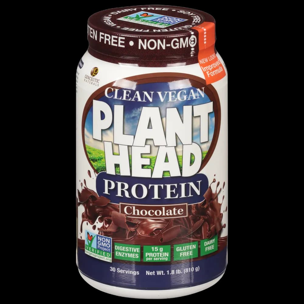 Nature's Answer Plant Head Protein Powder, Clean Vegan, Chocolate
