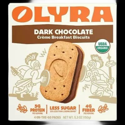 Olyra Dark Chocolate Crème Breakfast Biscuits