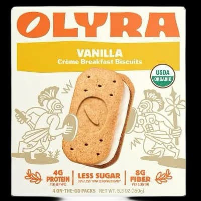 Olyra Vanilla Crème Breakfast Biscuits