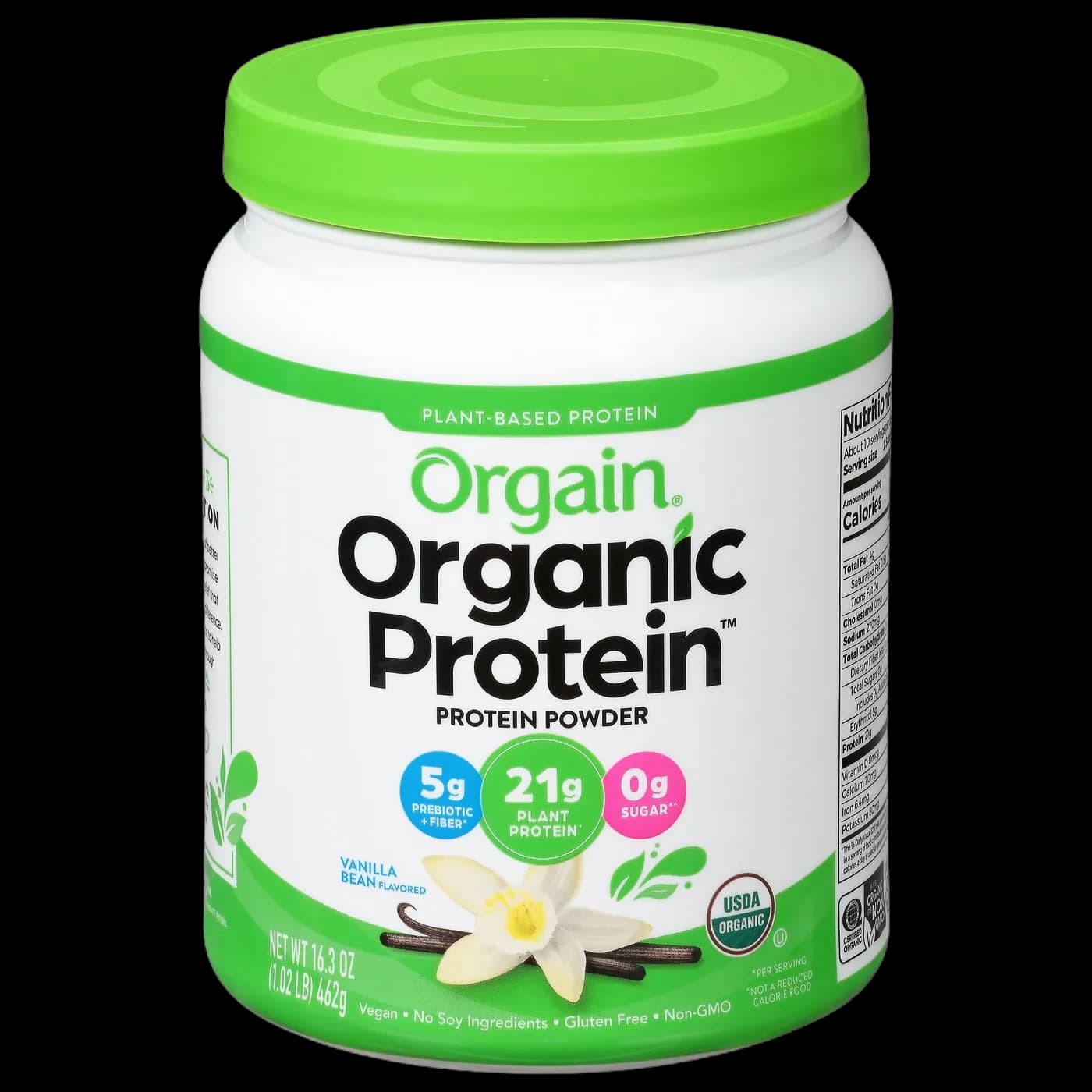 Orgain Organic Protein Protein Powder, Vanilla Bean Flavor