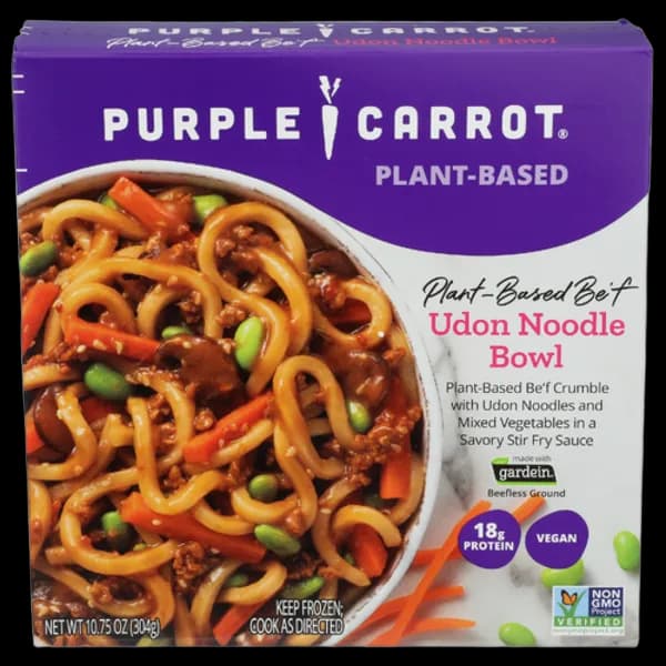 Purple Carrot Plant-Based Be'f Udon Noodle Bowl