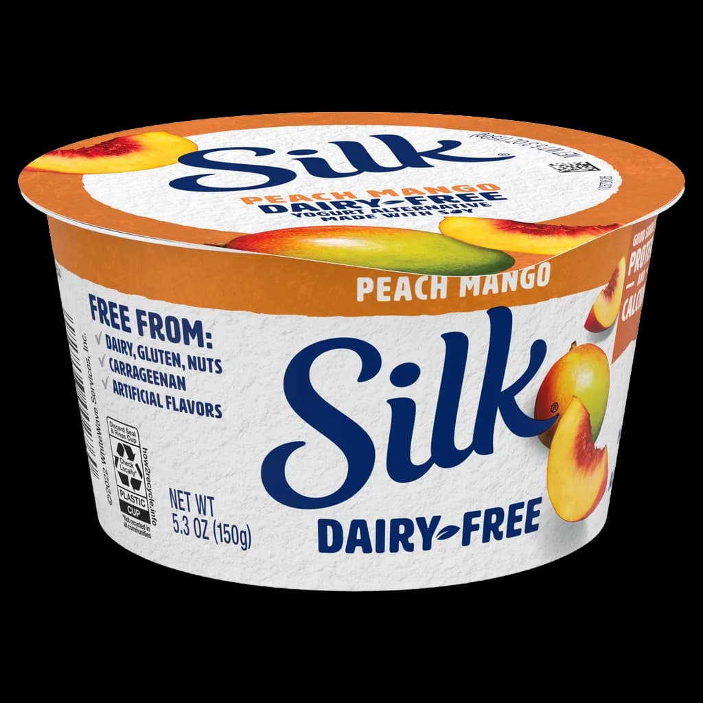 Silk Dairy-Free Peach Mango Soymilk Yogurt Alternative