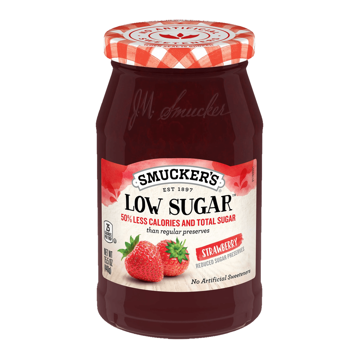 Smucker’s Low-Sugar (Reduced Sugar) Strawberry Preserves