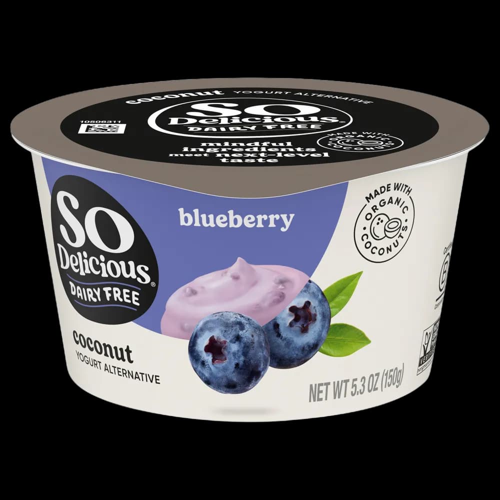 So Delicious Dairy Free Coconut Blueberry Yogurt Alternative