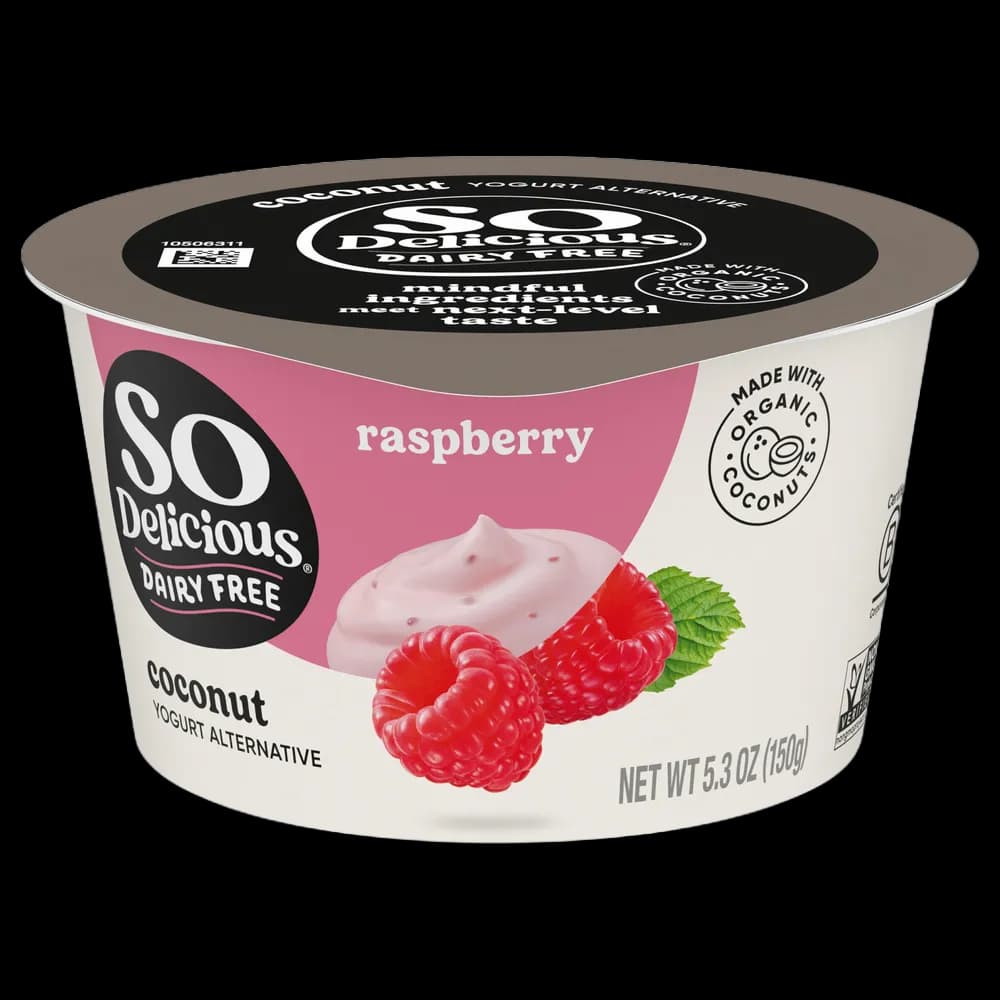 So Delicious Dairy Free Coconut Raspberry Yogurt Alternative