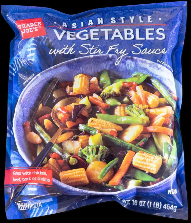 Trader Joe’s Asian Style Vegetables with Stir Fry Sauce