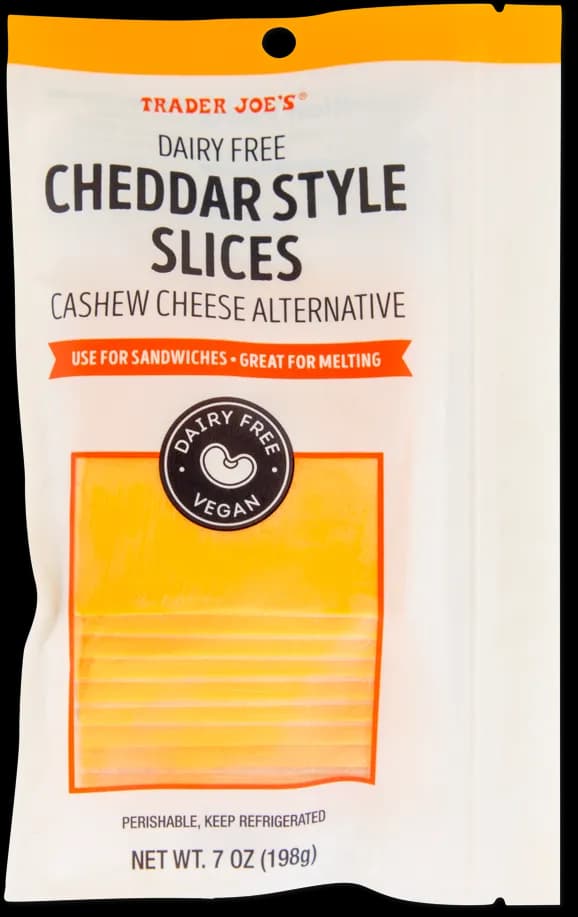 Trader Joe’s Dairy-Free Cheddar Style Slices
