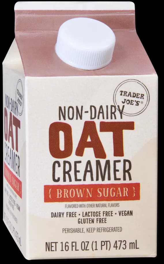 Trader Joe’s Non-Dairy Oat Creamer Brown Sugar Flavor