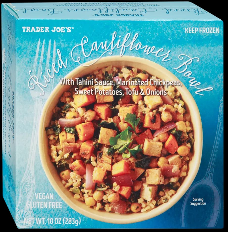 Trader Joe’s Riced Cauliflower Bowl