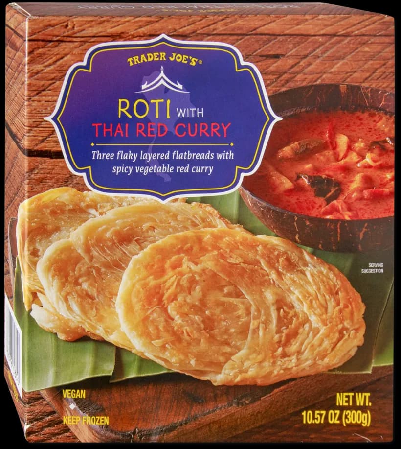 Trader Joe’s Roti with Thai Red Curry