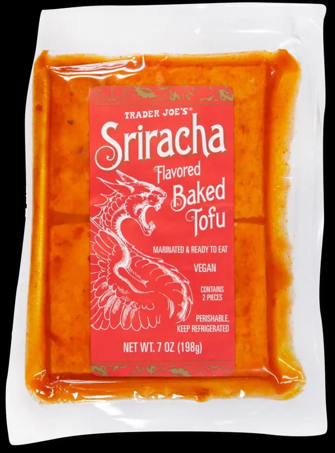 Trader Joe’s Sriracha Flavored Baked Tofu