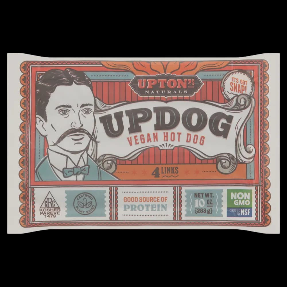 Upton's Naturals Hot Dog Links, Vegan, Updog