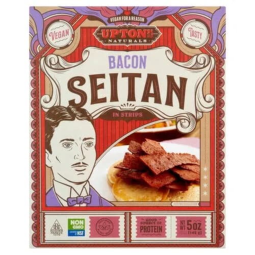 Upton's Naturals Seitan, Bacon, in Strips