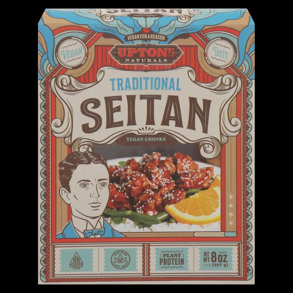 Upton's Naturals Seitan, Traditional, Vegan Chunks