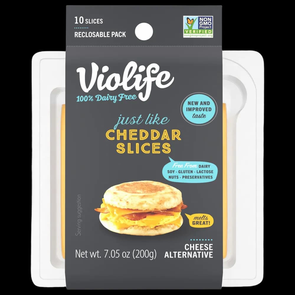 Violife Just Like Cheddar Slices, Dairy-Free Vegan